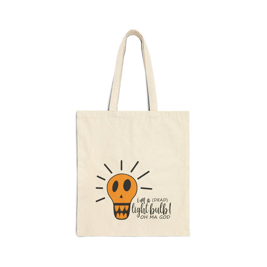 Dead Lightbulb Tote Bag